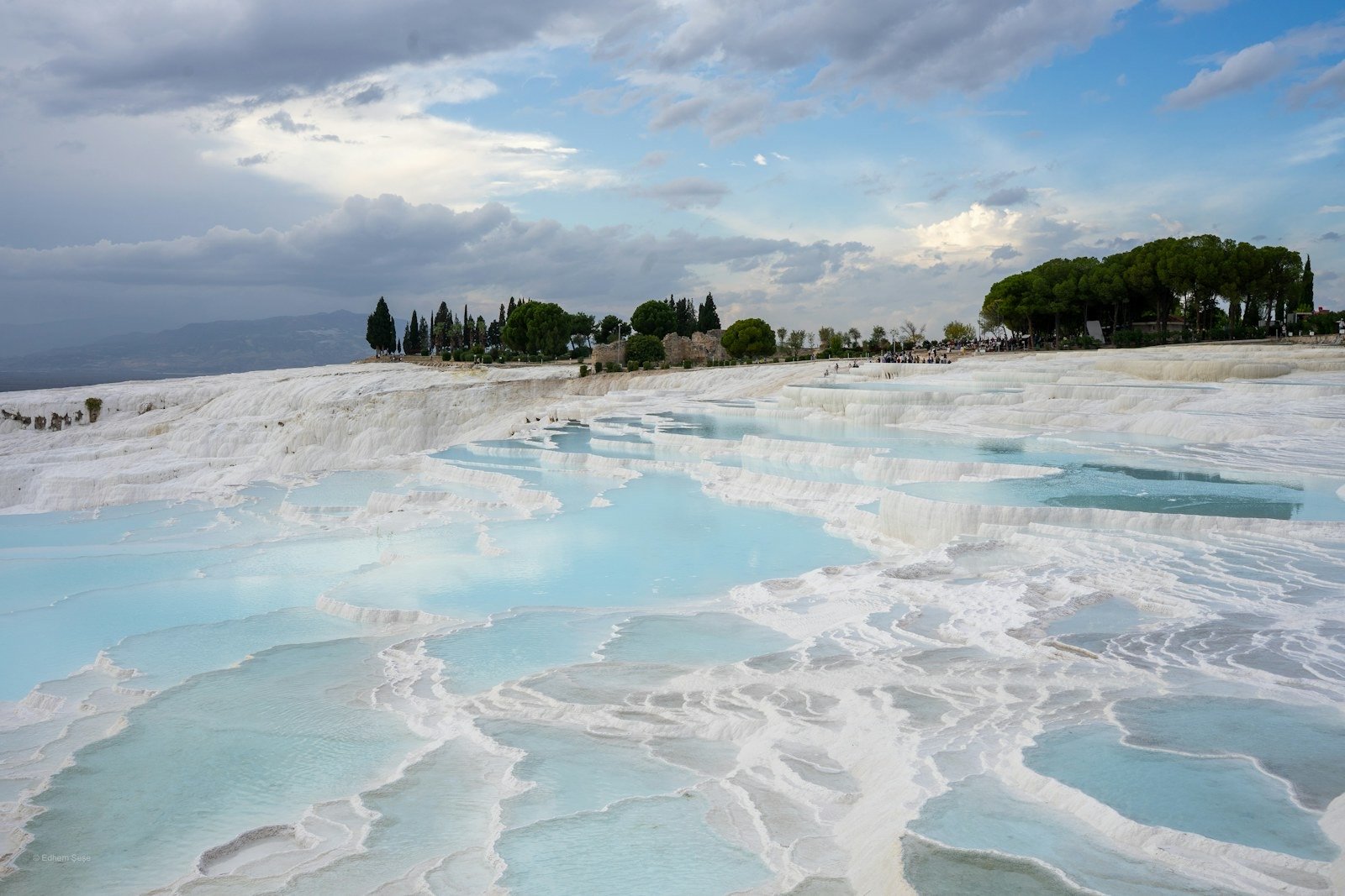 The white terraces of Pamukkale
